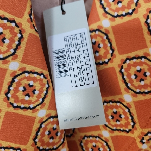 Never Fully Dressed Patchwork Long Coat Jacket - Picture 12 of 15